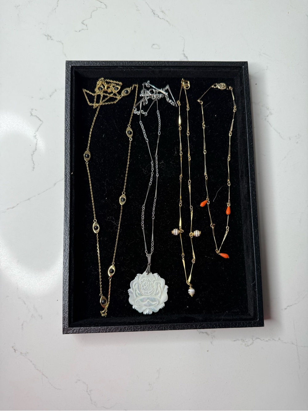 Vintage dainty Costume necklace lot